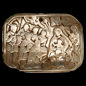 Post Byzantine Adoration of the Magi Shell Plaque