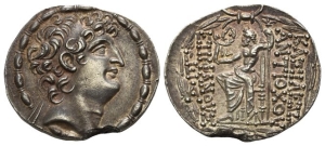 Seleukid Empire, Antiochos VIII Epiphanes (Grypos) AR Tetradrachm.