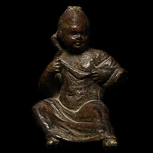 Roman Bronze Statuette of Harpocrates