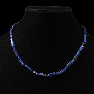 Bactrian Style Lapis Lazuli Bead Necklace String