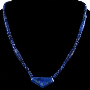 Bactrian Style Lapis Lazuli Bead Necklace String