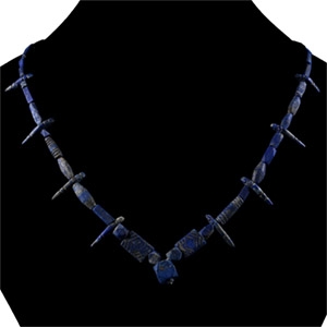 Bactrian Style Lapis Lazuli Bead Necklace String