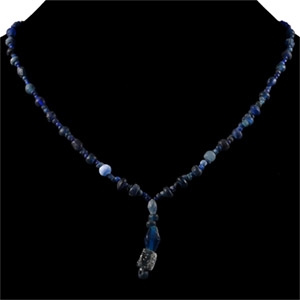 Roman Blue Glass Bead Necklace String