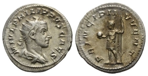 Philip II, as Caesar AR Antoninianus.