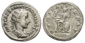 Gordian III AR Antoninianus.