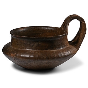 Large Villanovan Terracotta Impasto Kyathos