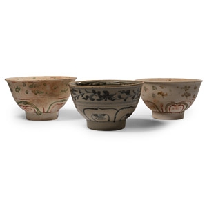 Hoi An Cargo Shipwreck Glazed Bowl Group