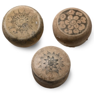 Hoi An Cargo Shipwreck Glazed Blue and White Lidded Box Collection