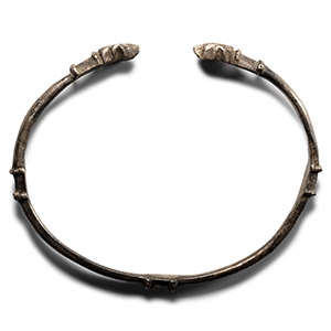 Roman Silver Animal-Headed Bracelet