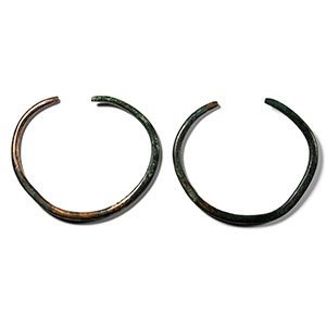 Bronze Age Ceremonial Penannular Arm-Ring Pair