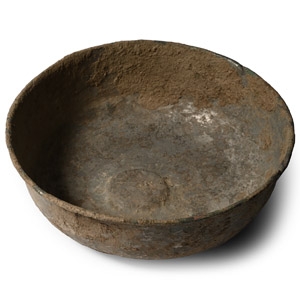 Achaemenid Tinned Bronze Phiale Mesomphalos