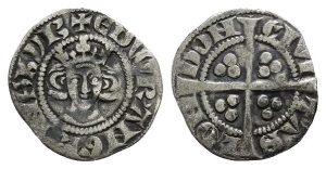 England. Plantagenet, Edward I AR Halfpenny.