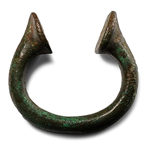 African Slave Trade Manilla Currency Bracelet