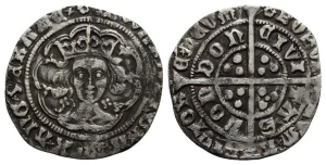 England. York, Edward IV AR Groat.
