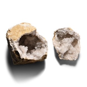 Opened Crystal Geode with Lid