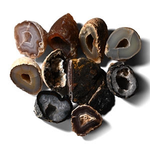 Cut and Polished Agate Crystal Geode Half Collection [10]
