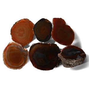 Cut and Polished Large Agate Geode End Group [6]