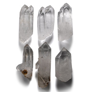 Large Rock Crystal Quartz Point Collection [6]