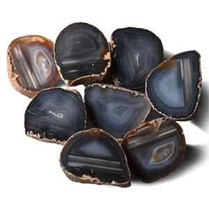 Cut and Polished Agate Crystal Geode Half Collection [10]