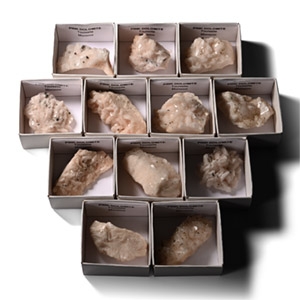 Boxed Pink Dolomite Crystal Display Collection [12]