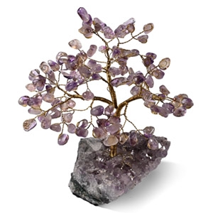 Purple Amethyst Crystal Tree