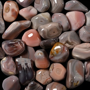 Polished Mixed Pink Agate Mineral Specimen Group [32]