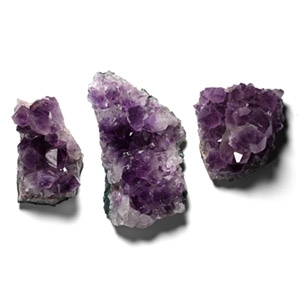 Large Deep Purple Amethyst Crystal Geode Section Group [3]