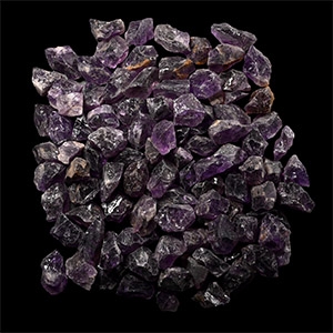 Purple Amethyst Crystal Chunk Group