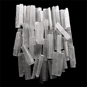 Selenite Satin Spar Wand Group [50]