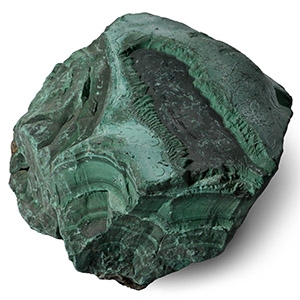 Large Green Malachite Boulder Section