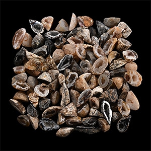 Cut and Polished Mini Agate Crystal Geode Half Group [100]