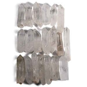 Large Quartz Rock Crystal Point Collection