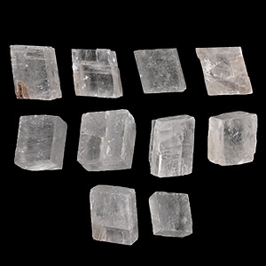 Iceland Spar Large Mineral Specimen Group [10]