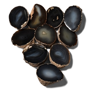 Cut and Polished Agate Geode Section Group [10]