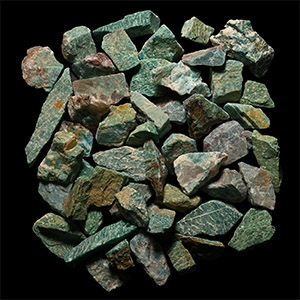 Green Mariposite Mineral Specimen Group [50]