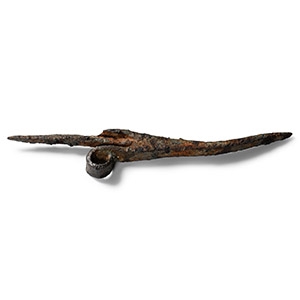 Medieval Iron Thames Pricket Candlestick