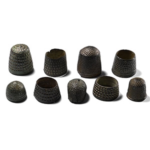 Medieval and Later Bronze Thimble Collection