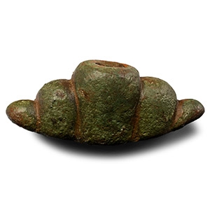 Anglo-Scandinavian Viking Bronze Five-Lobed Sword Pommel