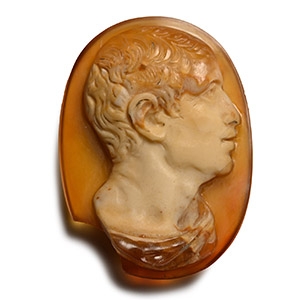 Sardonyx Cameo of a Roman Male