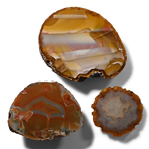 Large Cut and Polished Agate Geode End Collection [3]