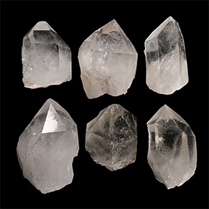Very Large Clear Quartz Rock Crystal Point Group [6]