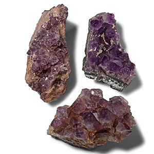 Large Amethyst Crystal Mineral Specimen Group [3]