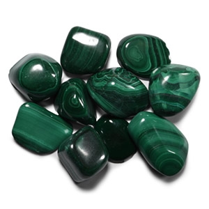 Polished Malachite Mineral Specimen Group [10]