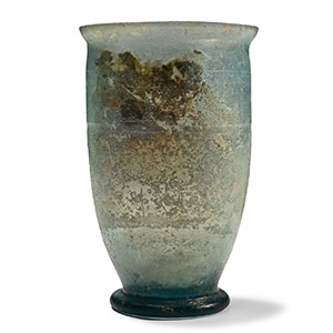 Roman Glass Goblet with Cut Design