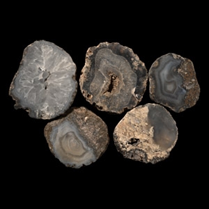 Large Cut Agate Crystal Geode Half Collection [5]
