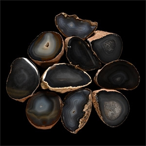 Cut and Polished Agate Geode Half Collection [10]