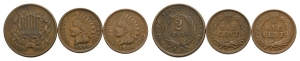 United States of America. Group of Three [3] CU Coins.