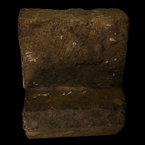 Monumental Medieval Limestone Window Sill Section