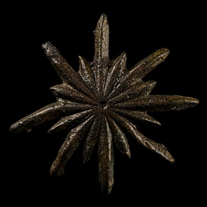 Medieval Bronze Yorkist Sun Horse Harness Mount