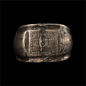 Roman Silver TOT Toutatis Ring